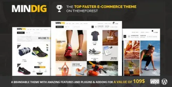 Mindig: A Flat & Multipurpose Ecommerce Theme featured image