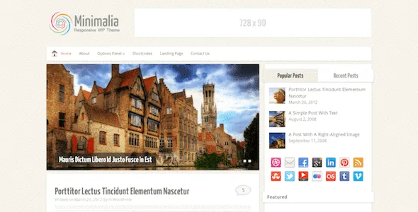 MyThemeShop - Minimalia featured image