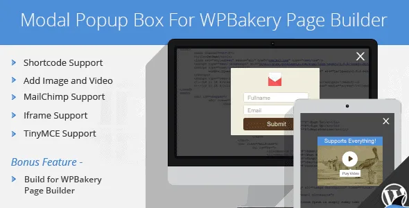 Modal Popup Box For WPBakery Page Builder featured image