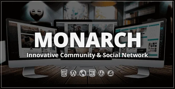 Monarch – Innovative Wordpress Community Theme featured image