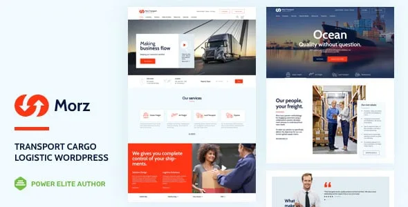 Morz - Transport Cargo Logistics WordPress Theme featured image