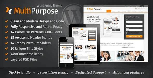 Multipurpose – Responsive Wordpress Theme featured image