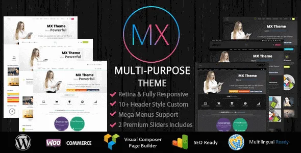 Mx – Responsive Multi-Purpose Wordpress Theme featured image