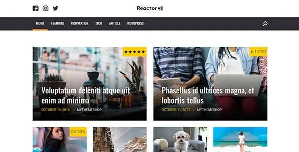 MyThemeShop - Reactor featured image