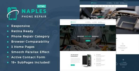 Naples - Phone Repair Shop WordPress Theme featured image