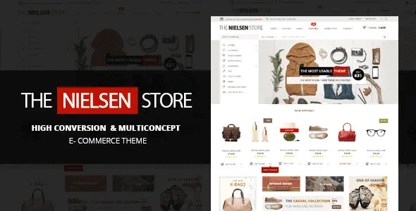 Nielsen – E-Commerce Wordpress Theme featured image