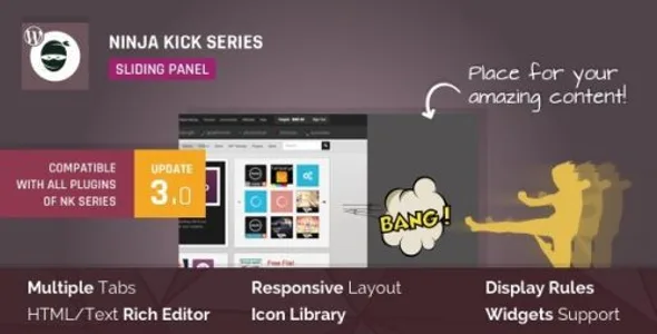 Ninja Kick: Sliding Panel For Wordpress featured image