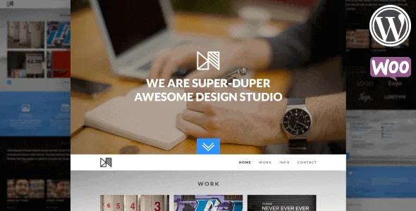 Nonus – Parallax Wordpress Portfolio featured image