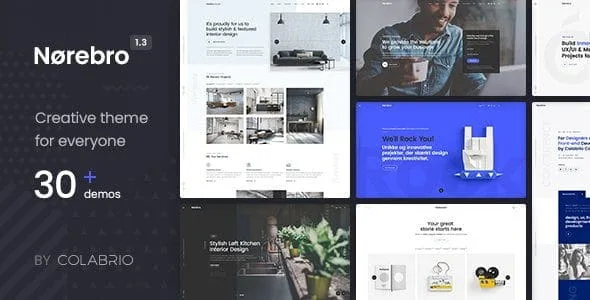 Norebro - Creative Portfolio Theme for Multipurpose Usage featured image