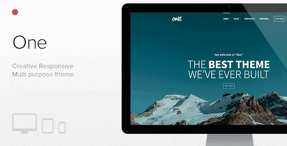 One – The Creative Multipurpose Portfolio Theme featured image