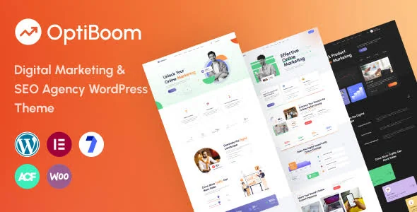 OptiBoom – Digital Marketing & SEO Agency WordPress Theme featured image