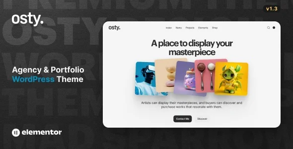 Osty – Creative Agency and Portfolio Theme featured image