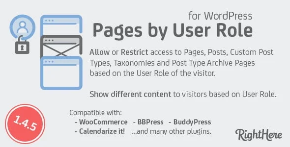 Pages by User Role for WordPress featured image