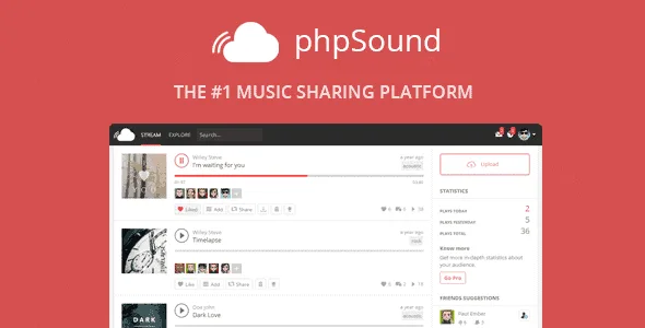 Phpsound – Music Sharing Platform featured image