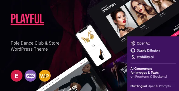 Playful - Pole Dance Nightclub & Karaoke WordPress Theme featured image