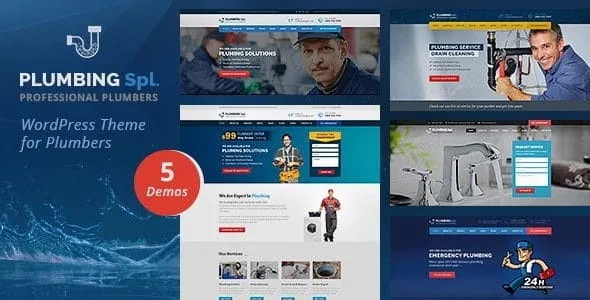 Plumbing Spl - Plumber Wordpress Theme featured image