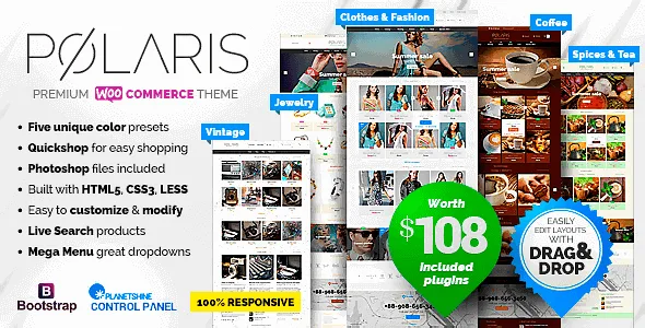 Polaris – Modern & Powerful Woocommerce Theme featured image