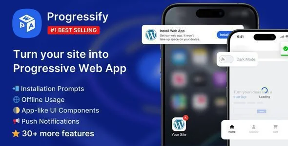 Progressify - Progressive Web App (PWA) for WordPress featured image