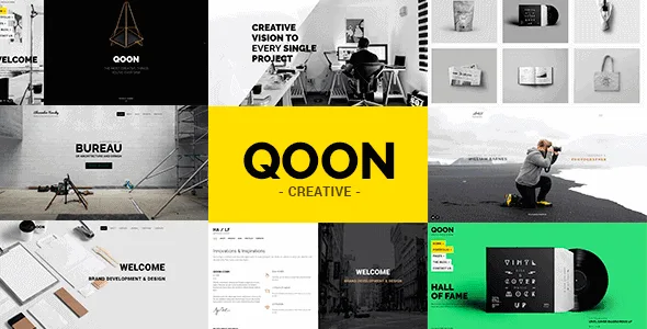 Qoon – Creative Portfolio & Agency Wordpress Theme featured image