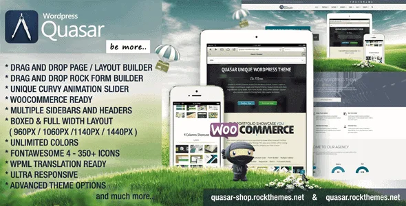 Quasar – Wordpress Theme With Animation Builder featured image