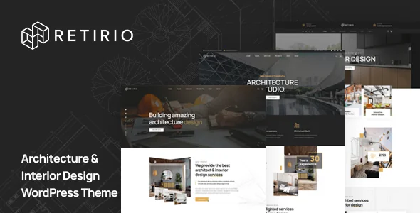 Retirio - Architecture and Interior WordPress Theme featured image
