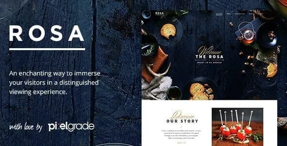 Rosa – An Exquisite Restaurant Wordpress Theme featured image