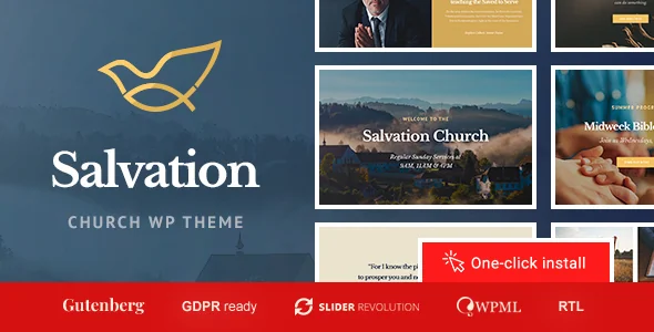 Salvation - Church & Religion WP Theme featured image