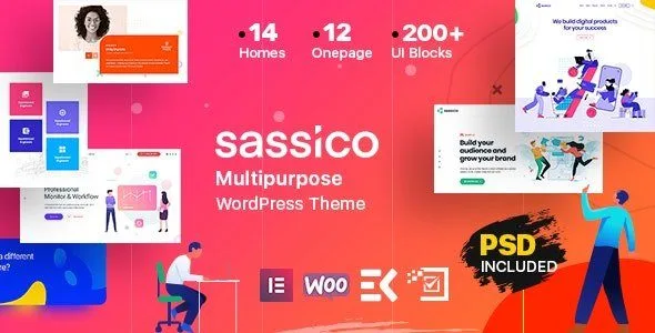 Sassico Multipurpose Saas Startup Agency WordPress Theme featured image