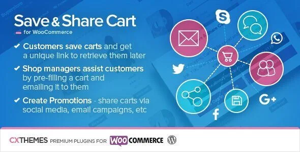 Save & Share Cart For Woocommerce featured image