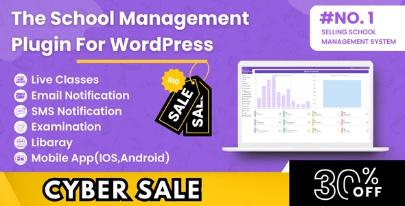 School Management - Education & Learning Management system for WordPress featured image