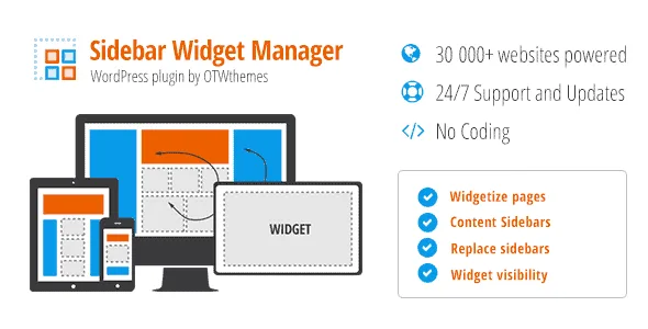 Sidebar & Widget Manager featured image