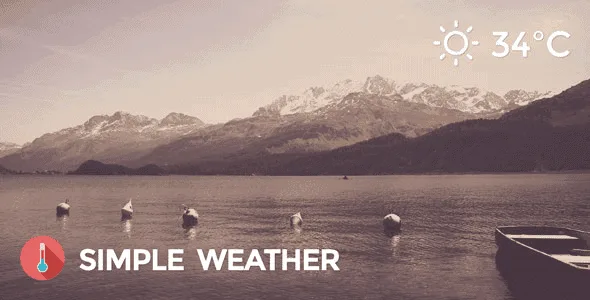 Simple Weather Plugin – Weather Wordpress Shortcode & Widget featured image