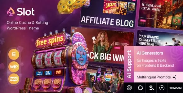 Slot - Online Casino & Betting WordPress Theme featured image
