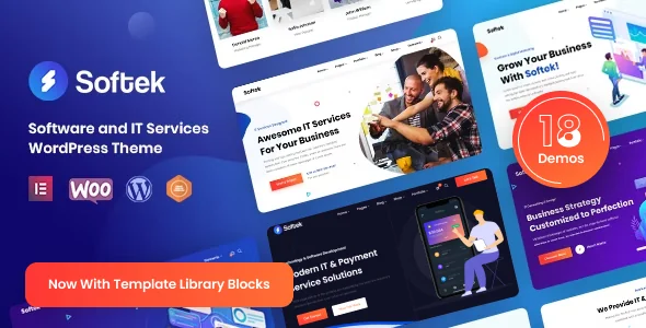 Softek - Software & IT Solutions WordPress Theme featured image