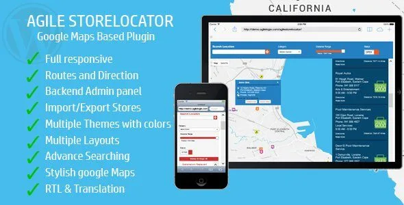 Store Locator (Google Maps) For WordPress featured image