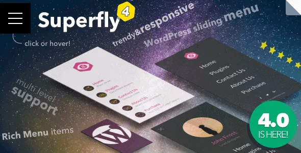 Superfly – Responsive Wordpress Menu Plugin featured image