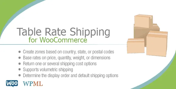 Table Rate Shipping For Woocommerce featured image