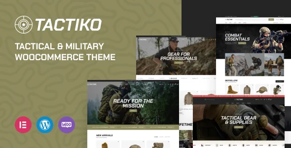 Tactiko - Tactical & Military Shop WooCommerce Theme featured image