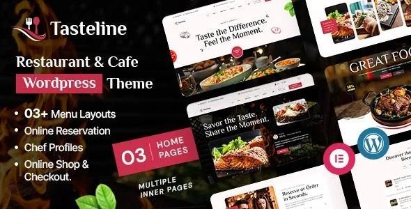 Tasteline - Restaurant & Cafe WordPress Theme featured image