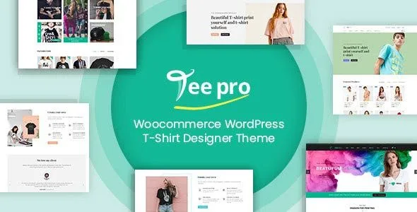 TEEPRO - Woocommerce Custom T-Shirt Designer WordPress Theme featured image