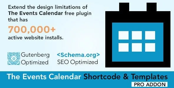 The Events Calendar Shortcode and Templates Pro featured image