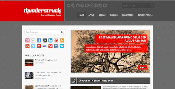 MyThemeShop - Thunderstruck featured image