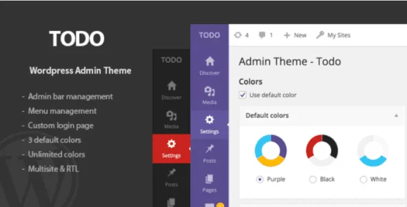 Todo - WordPress Admin Theme & Login Page featured image
