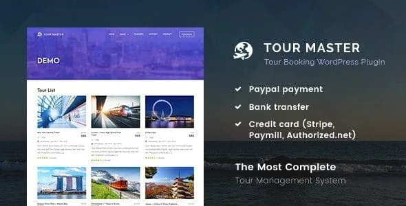 Tour Master - Tour Booking, Travel WordPress Plugin featured image