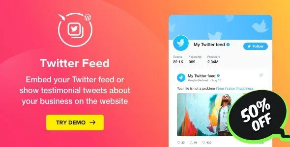 Twitter Feed - WordPress Twitter Plugin featured image