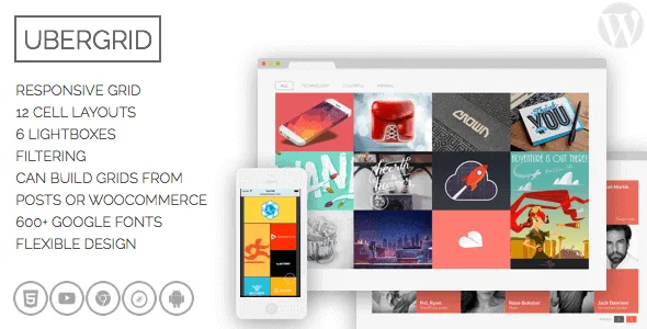 Ubergrid – Responsive Grid Builder For Wordpress featured image