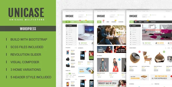 Unicase – Electronics Store Woocommerce Theme featured image