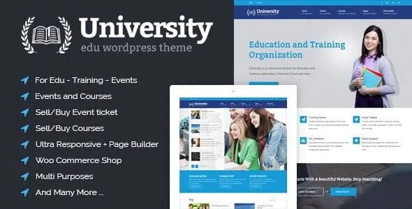 University – Education Event And Course Theme featured image