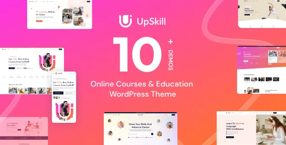 UpSkill - Education Online Courses LMS WordPress Theme featured image