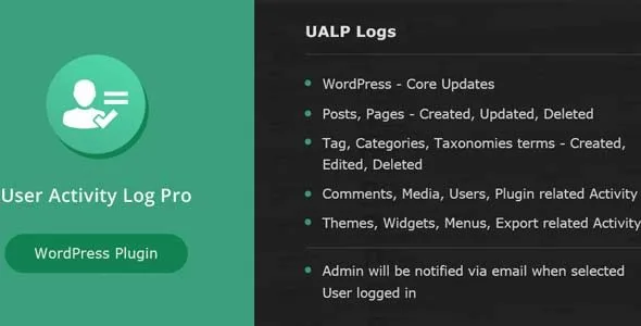 User Activity Log PRO for WordPress featured image
